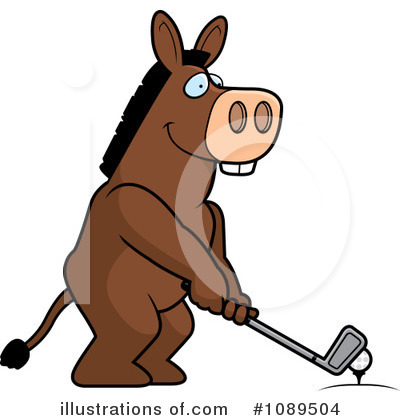 Golfing Clipart #1089504 by Cory Thoman