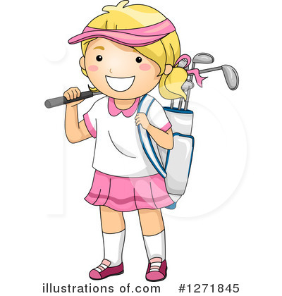 Royalty-Free (RF) Golfing Clipart Illustration by BNP Design Studio - Stock Sample #1271845