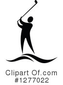 Golfing Clipart #1277022 by Vector Tradition SM