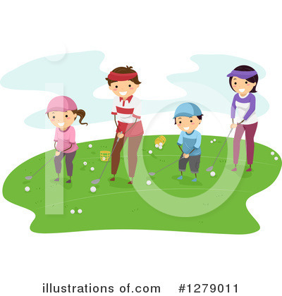 Royalty-Free (RF) Golfing Clipart Illustration by BNP Design Studio - Stock Sample #1279011