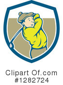 Golfing Clipart #1282724 by patrimonio