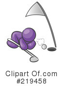Golfing Clipart #219458 by Leo Blanchette