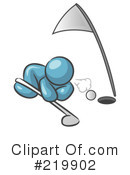 Golfing Clipart #219902 by Leo Blanchette