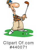 Golfing Clipart #440071 by toonaday
