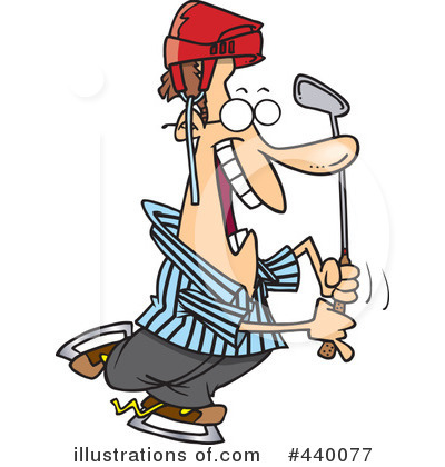 Royalty-Free (RF) Golfing Clipart Illustration by toonaday - Stock Sample #440077
