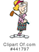 Golfing Clipart #441797 by toonaday