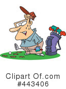 Golfing Clipart #443406 by toonaday