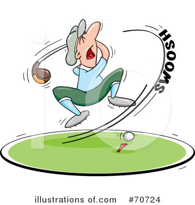 Golfing Clipart #70724 by jtoons