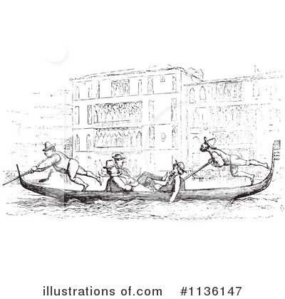 Royalty-Free (RF) Gondola Clipart Illustration by Picsburg - Stock Sample #1136147