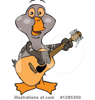 Royalty-Free (RF) Goose Clipart Illustration by Dennis Holmes Designs - Stock Sample #1285350