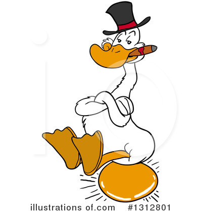 Goose Clipart #1312801 by LaffToon
