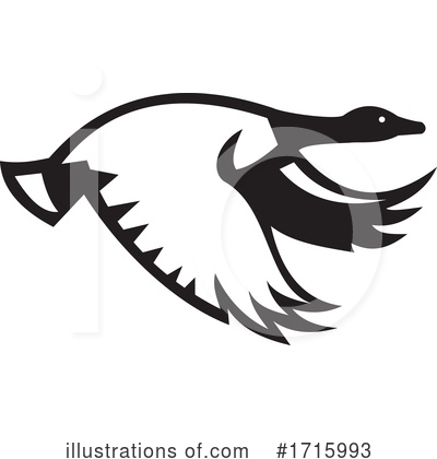 Royalty-Free (RF) Goose Clipart Illustration by patrimonio - Stock Sample #1715993