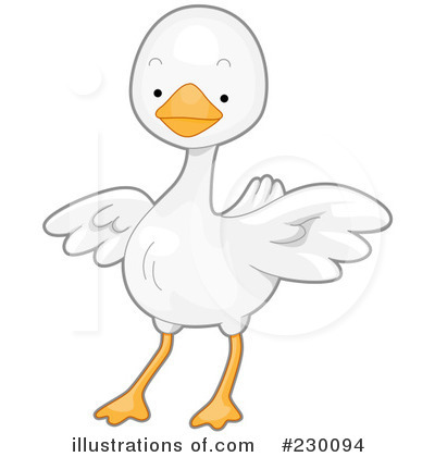 Royalty-Free (RF) Goose Clipart Illustration by BNP Design Studio - Stock Sample #230094
