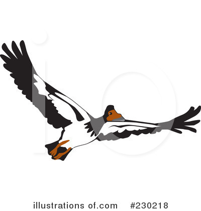 Royalty-Free (RF) Goose Clipart Illustration by Dennis Holmes Designs - Stock Sample #230218