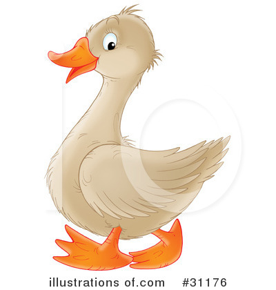 Royalty-Free (RF) Goose Clipart Illustration by Alex Bannykh - Stock Sample #31176