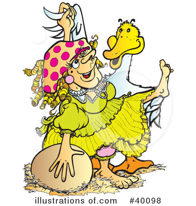 Royalty-Free (RF) Goose Clipart Illustration by Snowy - Stock Sample #40098