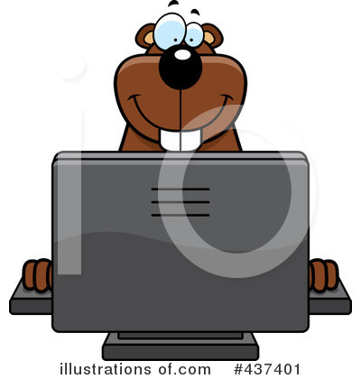 Royalty-Free (RF) Gopher Clipart Illustration by Cory Thoman - Stock Sample #437401