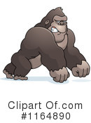 Gorilla Clipart #1164890 by Cory Thoman
