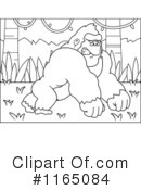 Gorilla Clipart #1165084 by Cory Thoman