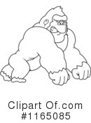 Gorilla Clipart #1165085 by Cory Thoman