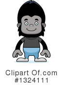 Gorilla Clipart #1324111 by Cory Thoman