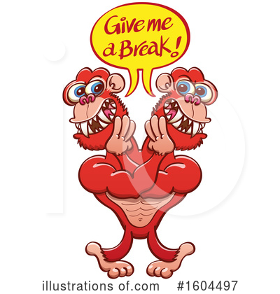 Monkey Clipart #1604497 by Zooco