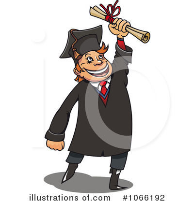 Graduate Clipart #1066192 by Vector Tradition SM