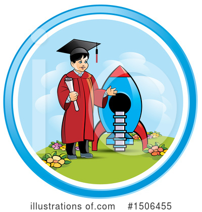 Royalty-Free (RF) Graduate Clipart Illustration by Lal Perera - Stock Sample #1506455