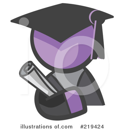 Graduate Clipart #219424 by Leo Blanchette