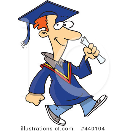 Graduation Clipart #440104 by toonaday