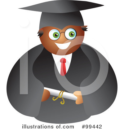 Royalty-Free (RF) Graduate Clipart Illustration by Prawny - Stock Sample #99442