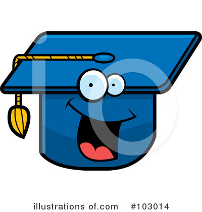 Royalty-Free (RF) Graduation Clipart Illustration by Cory Thoman - Stock Sample #103014