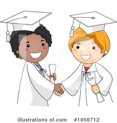 Royalty-Free (RF) Graduation Clipart Illustration by BNP Design Studio - Stock Sample #1056712