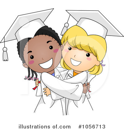 Royalty-Free (RF) Graduation Clipart Illustration by BNP Design Studio - Stock Sample #1056713