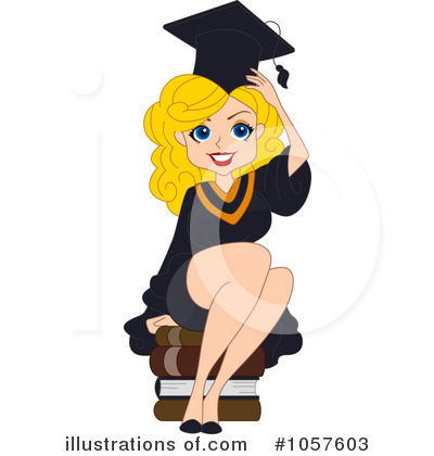 Royalty-Free (RF) Graduation Clipart Illustration by BNP Design Studio - Stock Sample #1057603