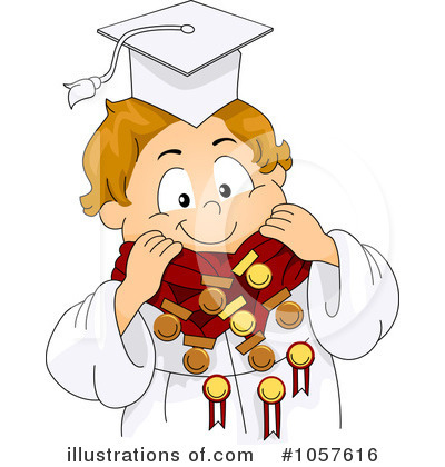 Royalty-Free (RF) Graduation Clipart Illustration by BNP Design Studio - Stock Sample #1057616