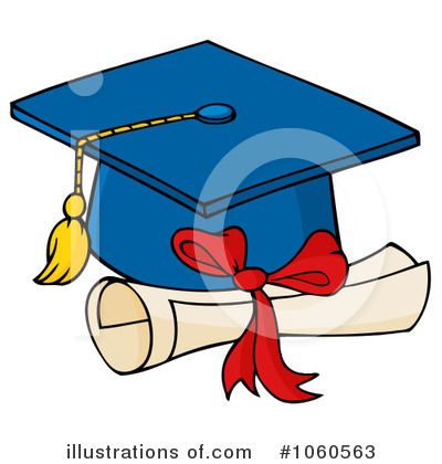 Graduation Cap Clipart #1060563 by Hit Toon