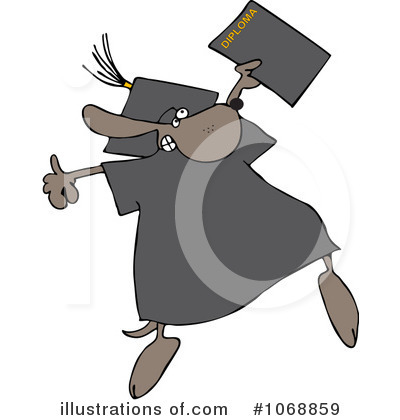 Royalty-Free (RF) Graduation Clipart Illustration by djart - Stock Sample #1068859