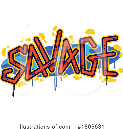 Royalty-Free (RF) Graffiti Clipart Illustration by Vector Tradition SM - Stock Sample #1806631