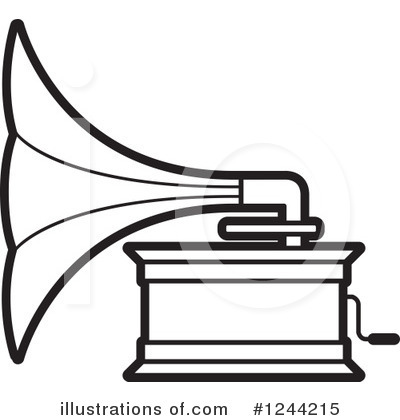 Gramophone Clipart #1244215 by Lal Perera