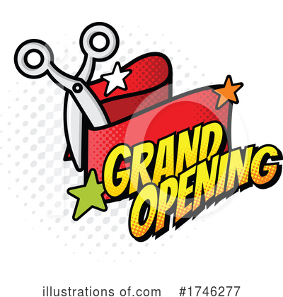 Royalty-Free (RF) Grand Opening Clipart Illustration by Vector Tradition SM - Stock Sample #1746277