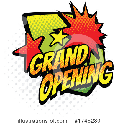 Royalty-Free (RF) Grand Opening Clipart Illustration by Vector Tradition SM - Stock Sample #1746280