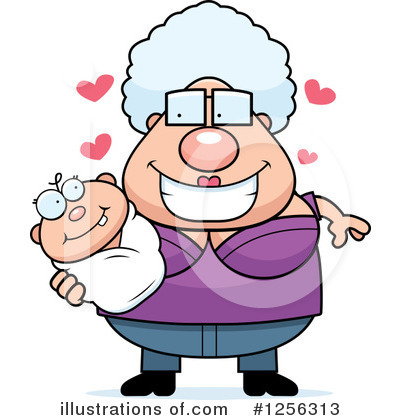 Royalty-Free (RF) Grandma Clipart Illustration by Cory Thoman - Stock Sample #1256313