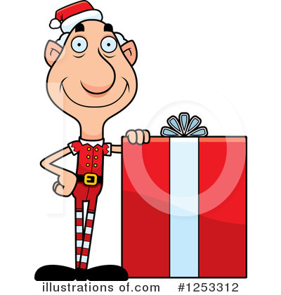 Royalty-Free (RF) Grandpa Elf Clipart Illustration by Cory Thoman - Stock Sample #1253312
