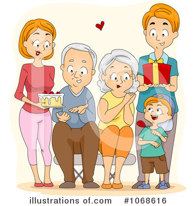 Royalty-Free (RF) Grandparents Clipart Illustration by BNP Design Studio - Stock Sample #1068616