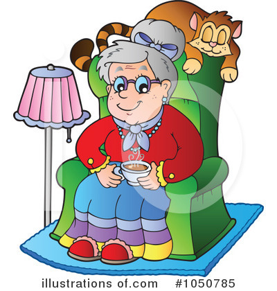 Royalty-Free (RF) Granny Clipart Illustration by visekart - Stock Sample #1050785