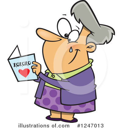 Royalty-Free (RF) Granny Clipart Illustration by toonaday - Stock Sample #1247013