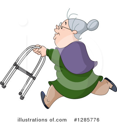 Royalty-Free (RF) Granny Clipart Illustration by yayayoyo - Stock Sample #1285776