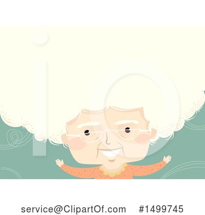 Senior Woman Clipart #1499745 by BNP Design Studio