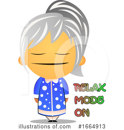 Royalty-Free (RF) Granny Clipart Illustration by Morphart Creations - Stock Sample #1664913